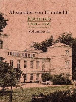 cover image of Escritos 1789--1859 Volumen II